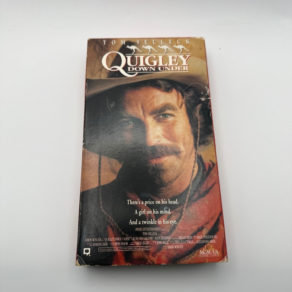 Quigley Down Under VHS Tom Selleck Alan Rickman 1990 Western MGM/UA M902173 - Picture 2 of 5